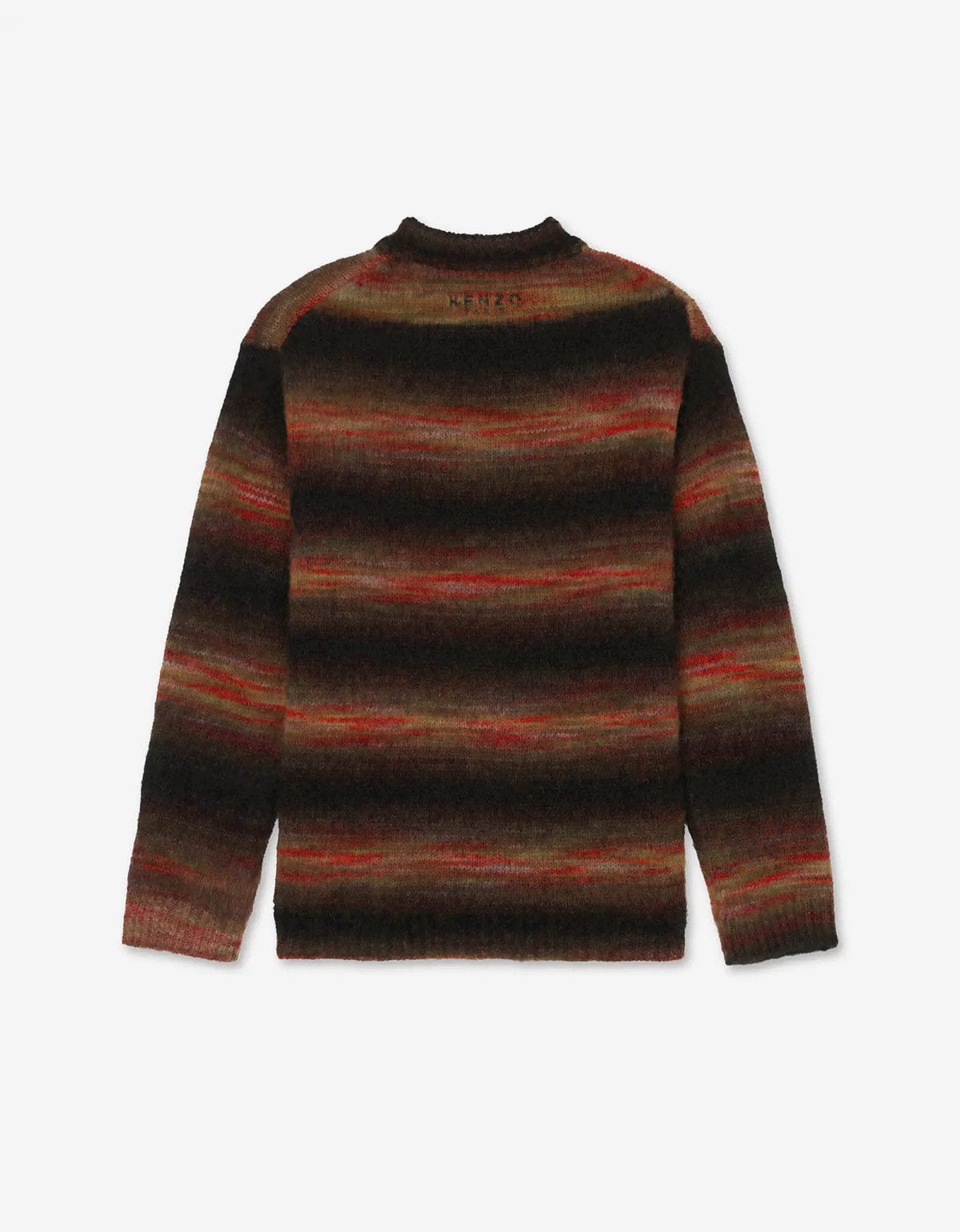 Kenzo Black Embroidered Stripes Sweater - 3
