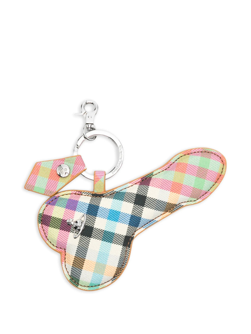 Vivienne Westwood Plaid-pattern Keyring 1