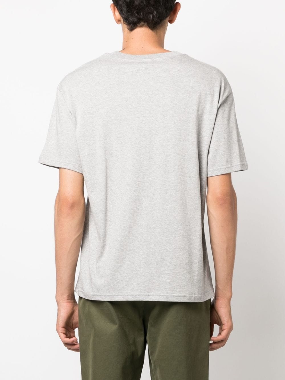 heart logo cotton T-shirt - 4