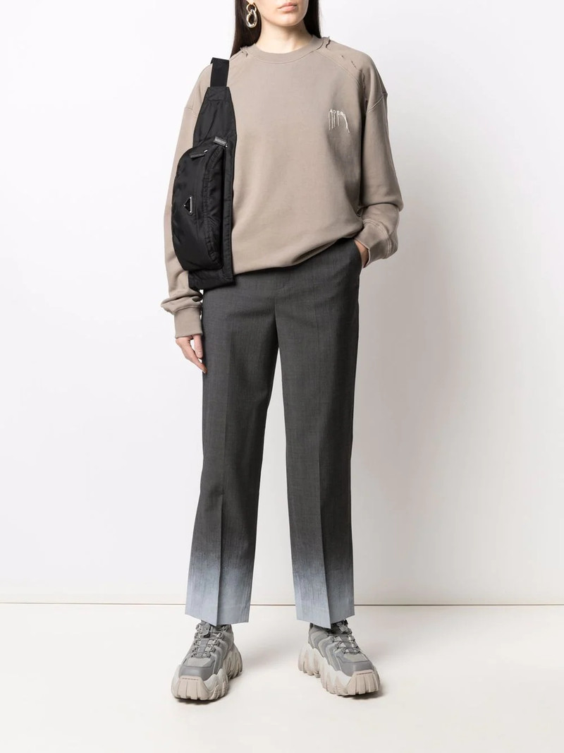 ADER error logo crew-neck sweatshirt outlook