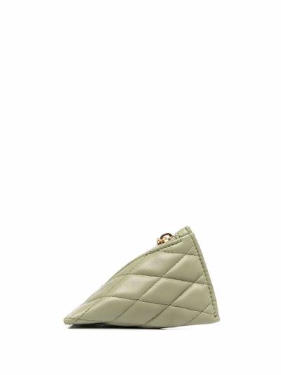 SAINT LAURENT chevron quilted key pouch outlook