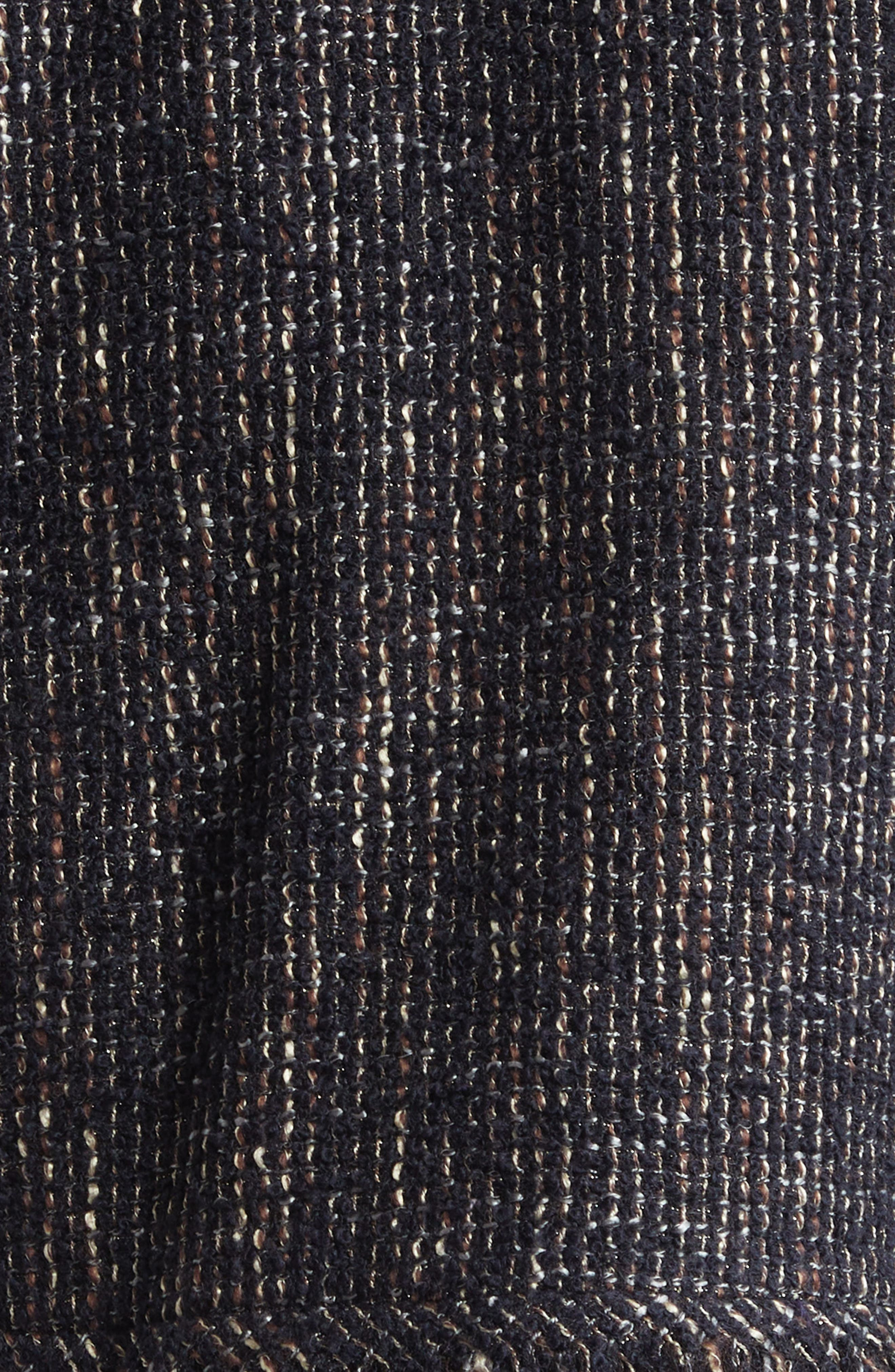 Sacai Tweed & Denim Layered Jacket in Navy/Indigo at Nordstrom - 6