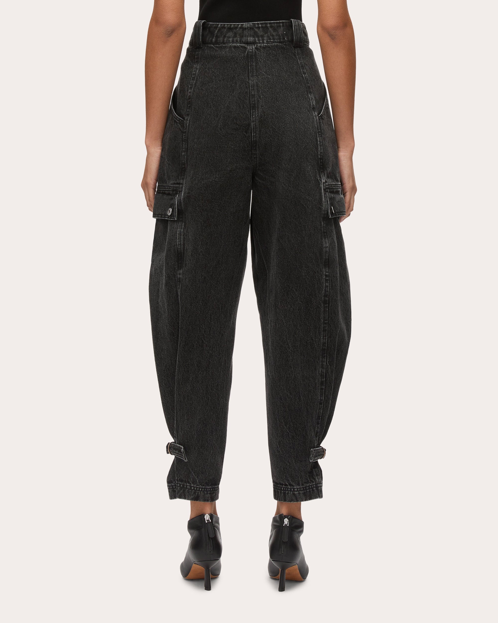 Tapered Cargo Jeans - 2