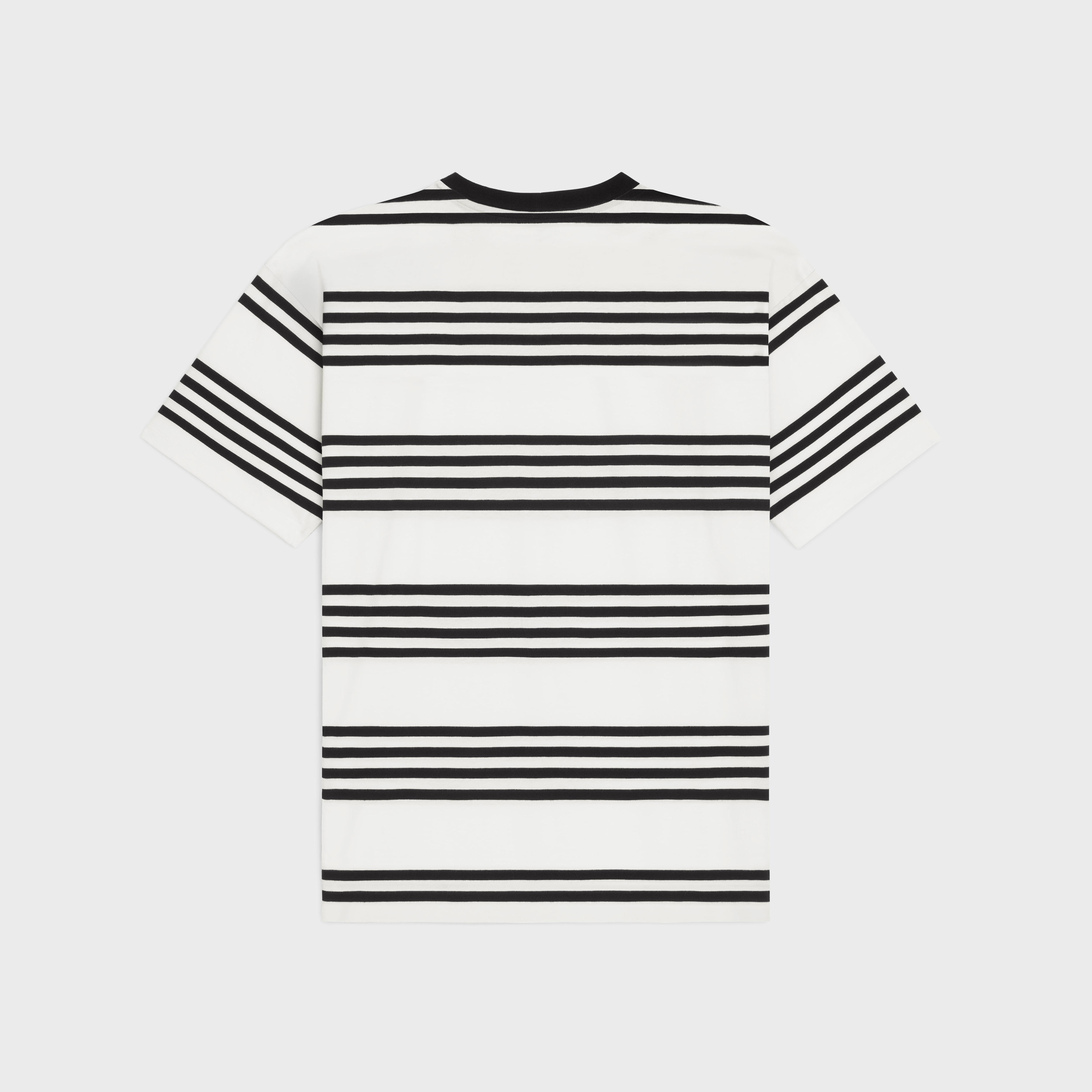 celine loose t-shirt in striped cotton jersey - 2