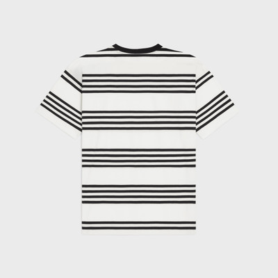 CELINE celine loose t-shirt in striped cotton jersey outlook