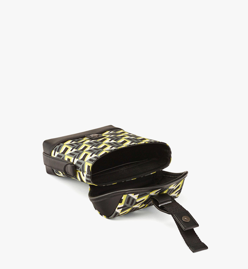 N/S Crossbody Bag in Cubic Monogram Nylon 4