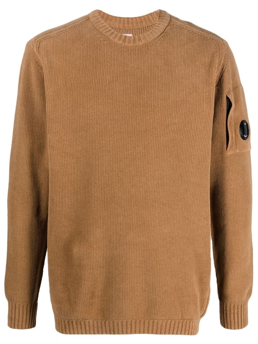 crew neck cotton-chenille jumper - 1