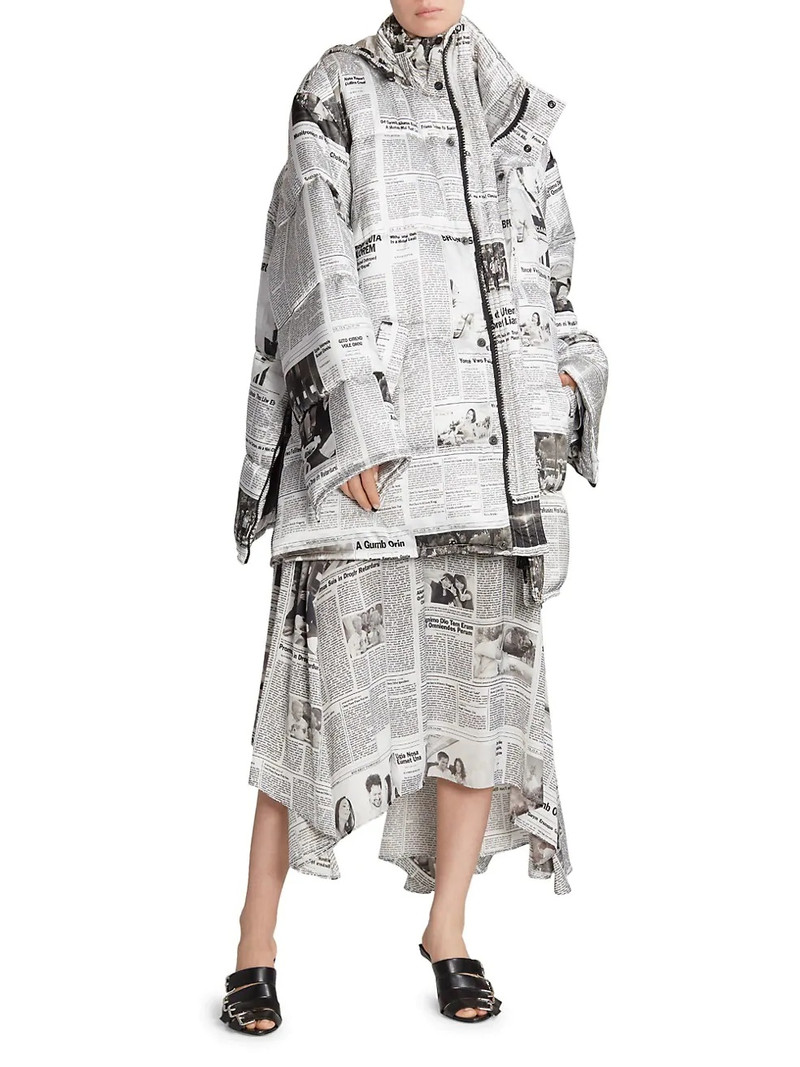 BALENCIAGA Happy News Zip Puffer Coat outlook