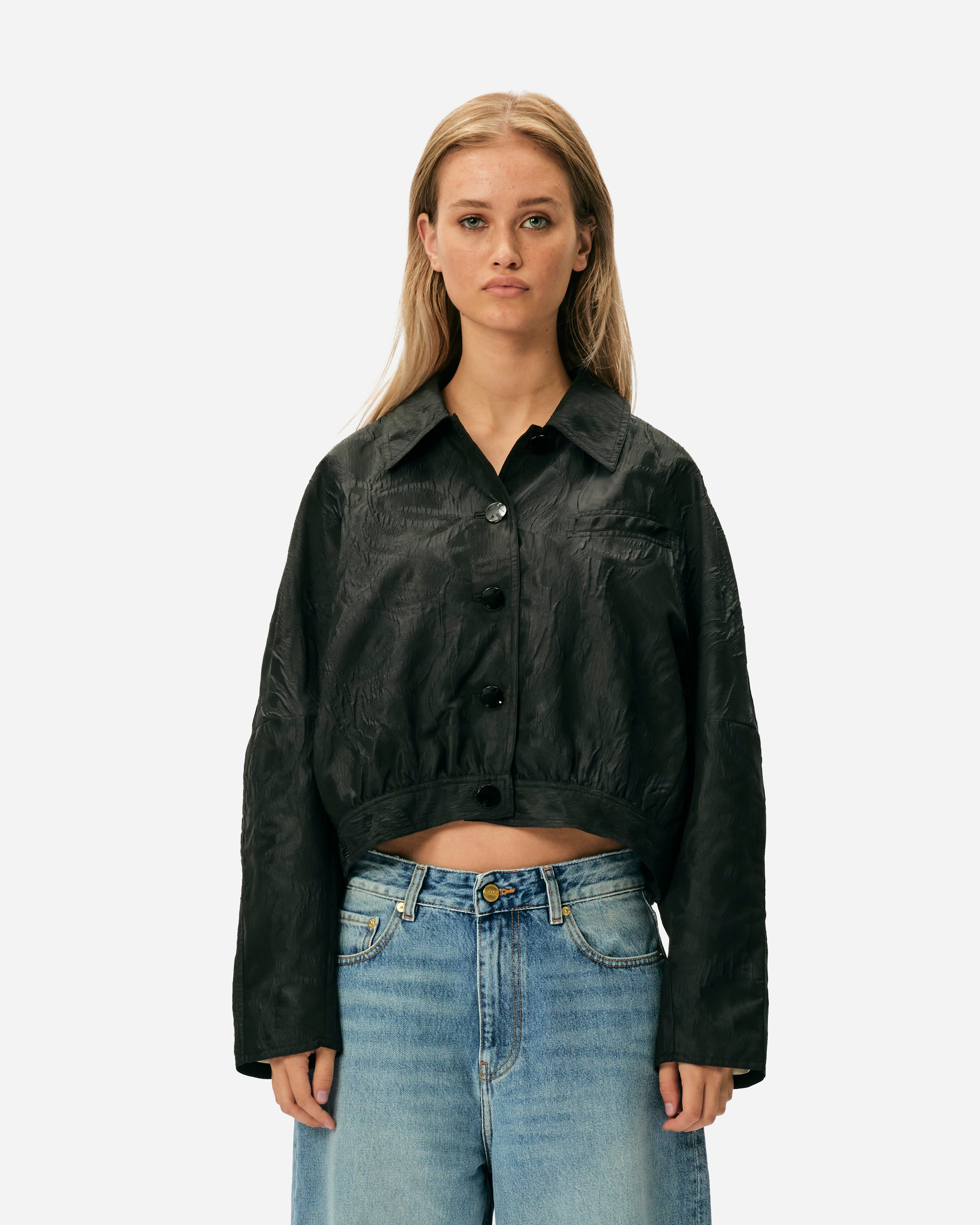 Textured Cloqué Short Jacket - 2