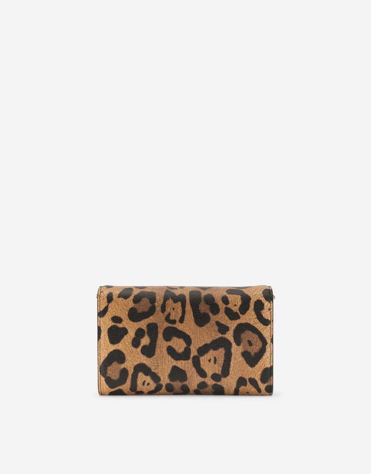 Leopard-print Crespo mini bag with branded plate - 4