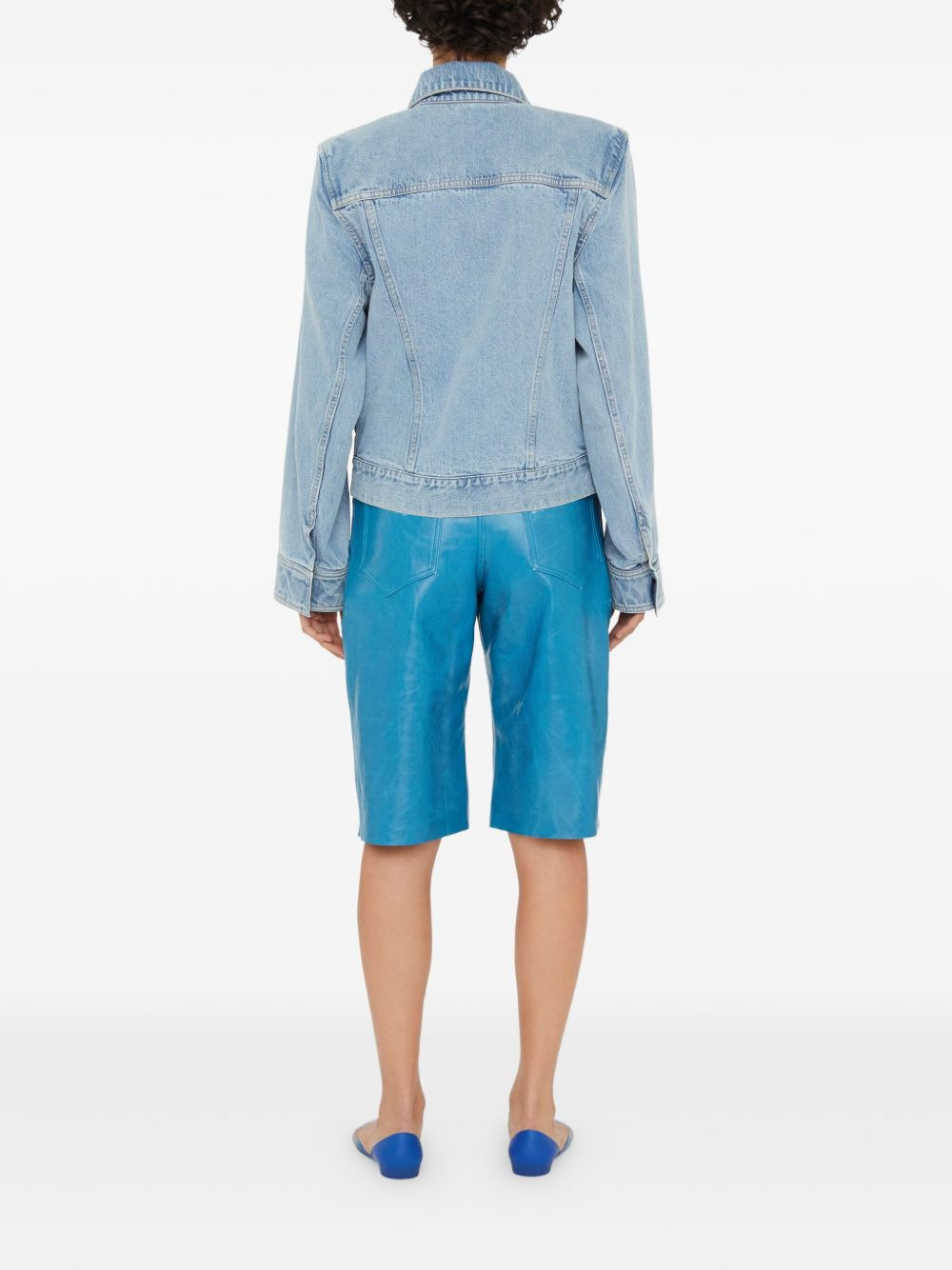 Corsage denim jacket - 4