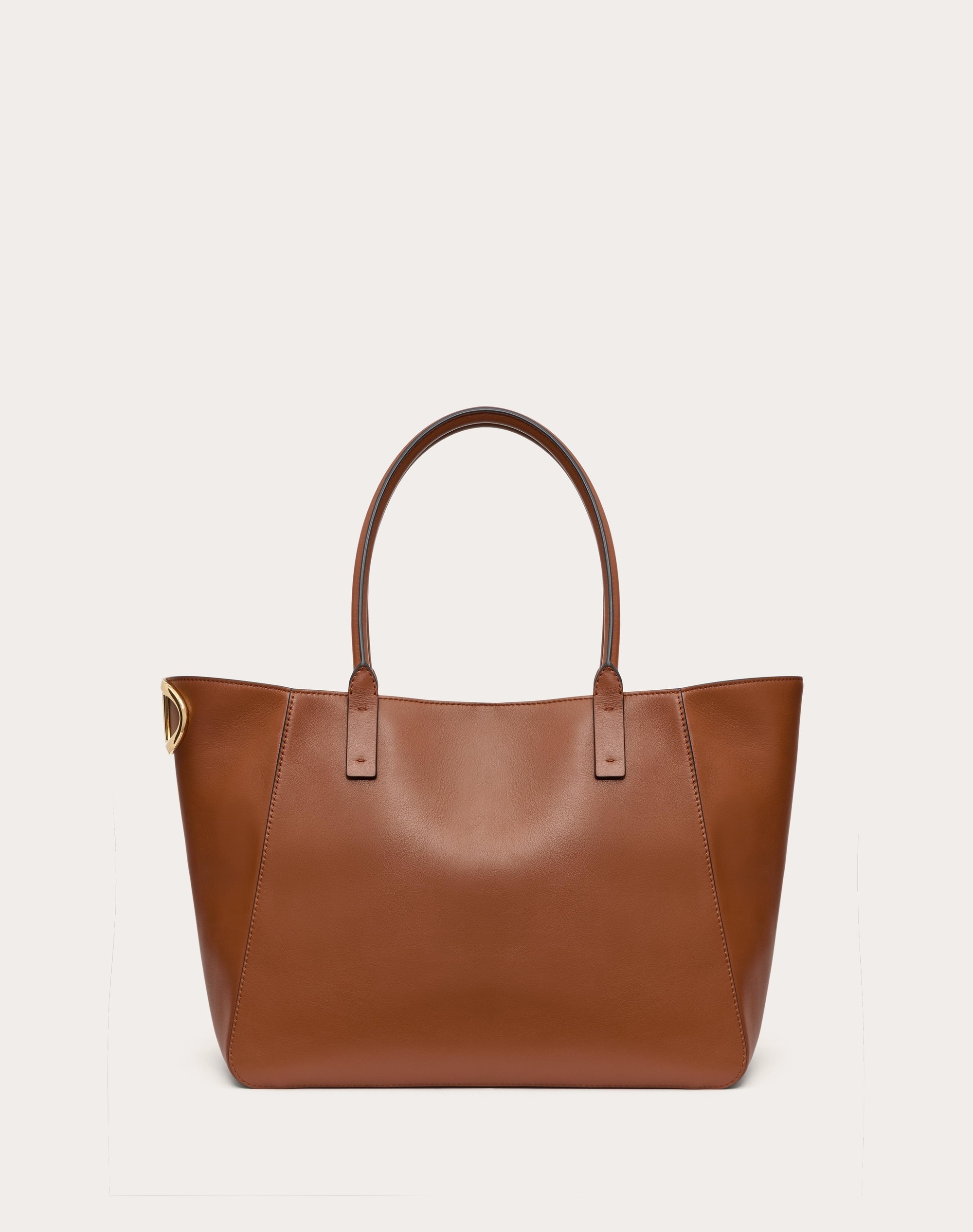 VLOGO SIDE SHOPPING BAG IN NAPPA CALFSKIN - 1