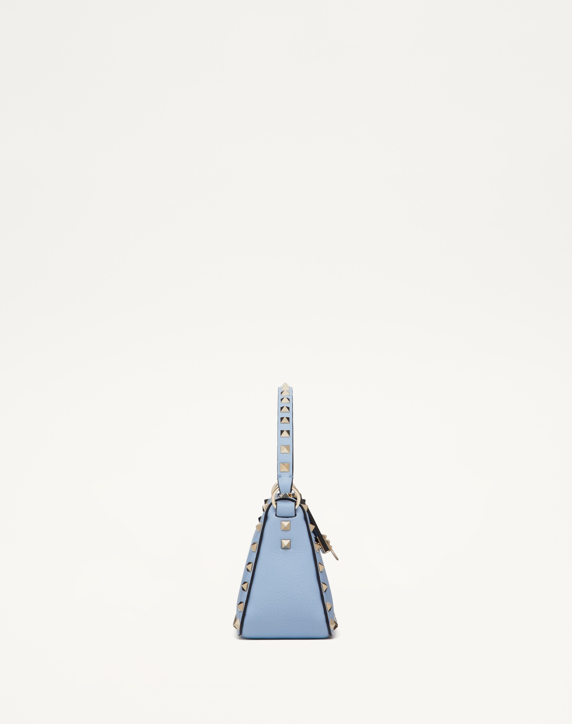 SMALL ROCKSTUD GRAINY CALFSKIN CROSSBODY BAG - 4