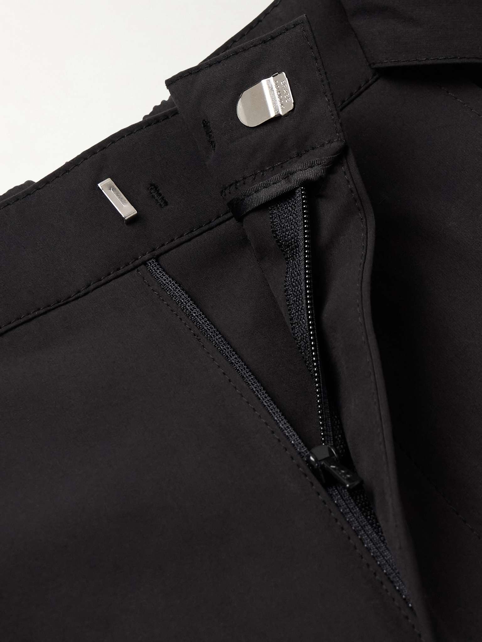 Straight-Leg Belted Pleated Poplin Trousers - 5