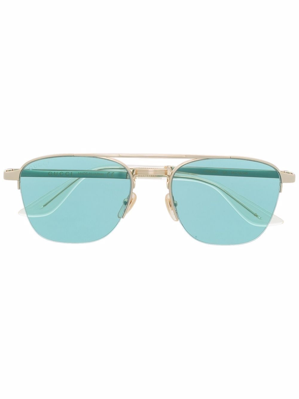 aviator-frame tinted sunglasses - 1