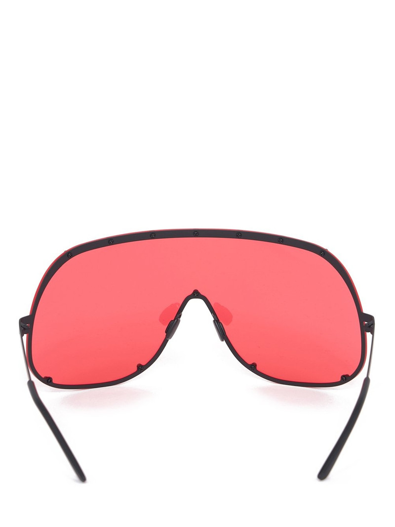 Black Hollywood Shield Sunglasses 3