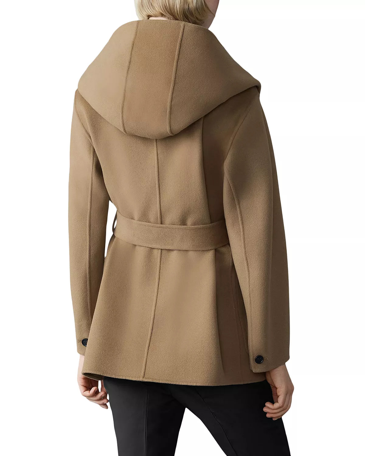 Wool Belted Midi Coat - 7