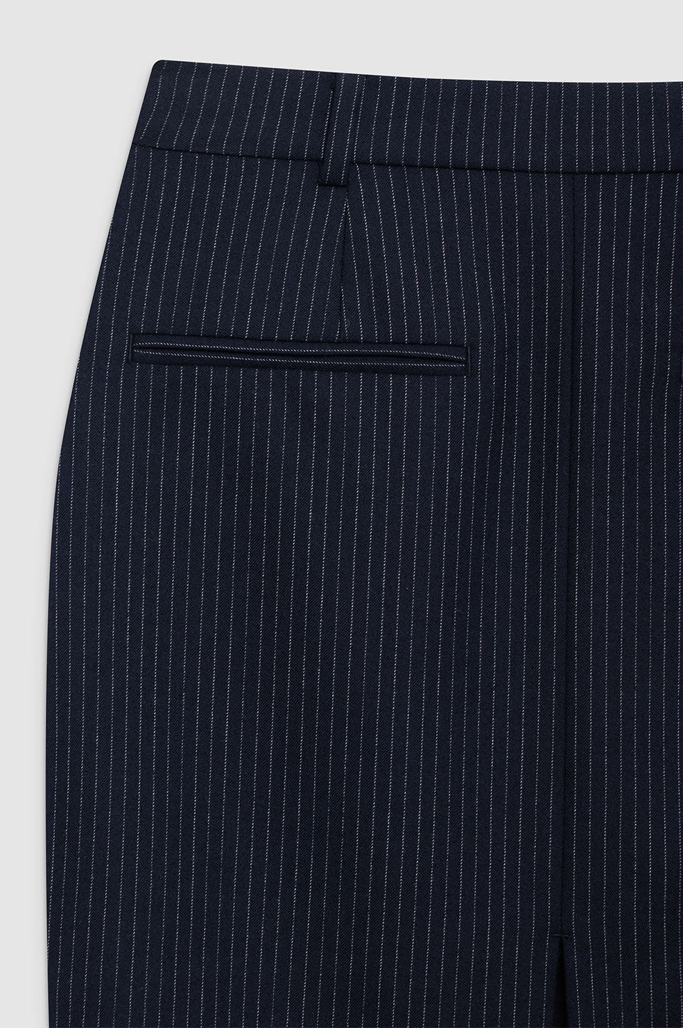 Kora Skirt - Navy Pinstripe - 4