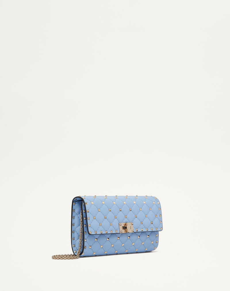 ROCKSTUD SPIKE NAPPA LEATHER CROSSBODY CLUTCH BAG 2