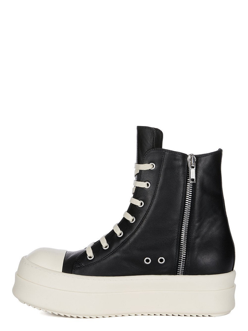 Rick Owens Black Temple Mega Bumper Sneakers outlook