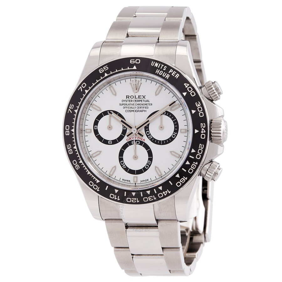 Pre-owned Rolex Daytona Chronograph White Dial Men's Watch 126500LN-0001 - 1