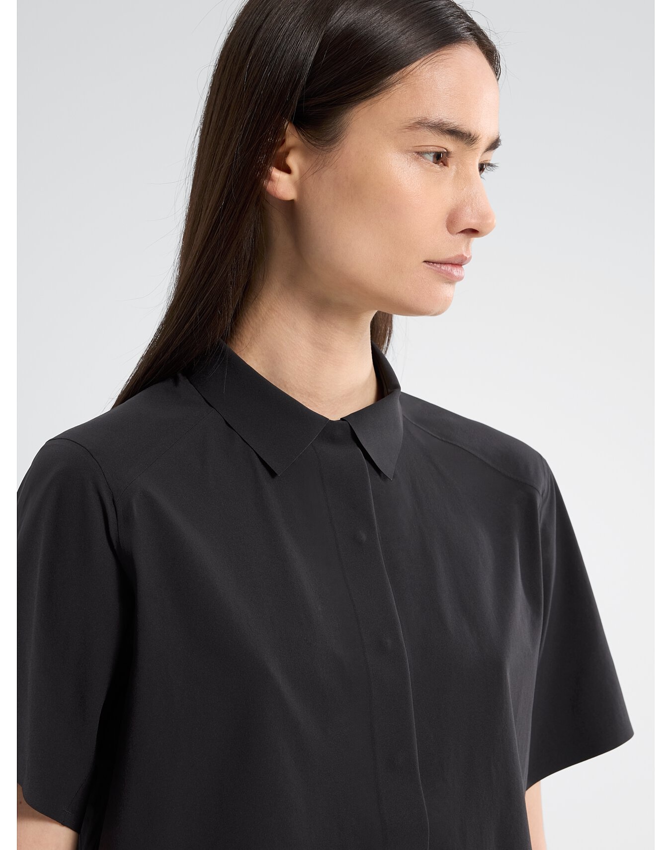 ☆美品☆VEILANCE WOMEN FINIAL BLACK SHIRT XS