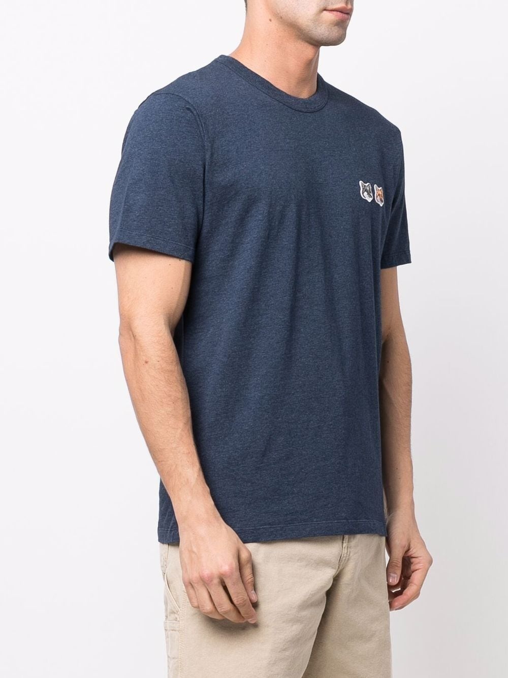 fox-embroidered T-shirt - 4