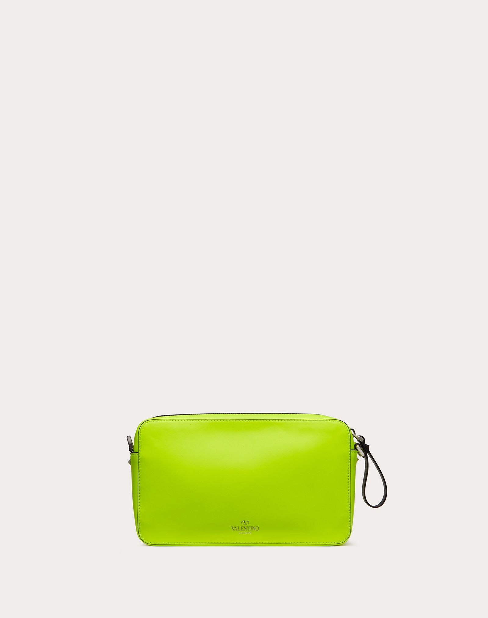 VLTN Fluorescent Leather Crossbody Bag - 3