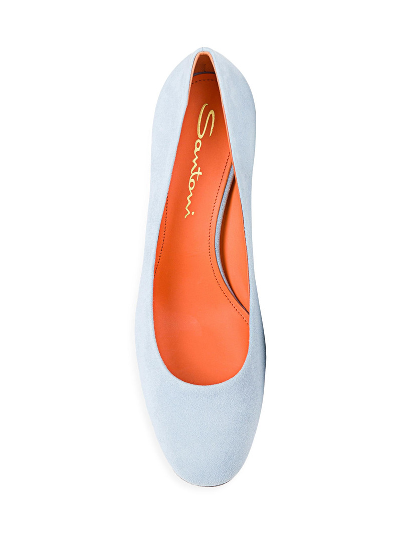 Women's Fight 50MM Suede Pumps - Light Blue 4
