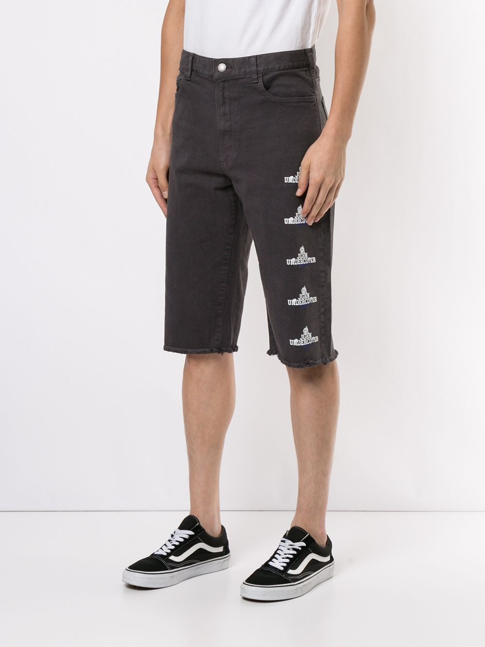 side logo bermuda shorts - 3