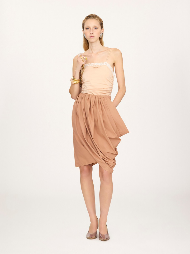 Chloé KNEE-LENGTH WRAP SKIRT IN COTTON POPLIN outlook