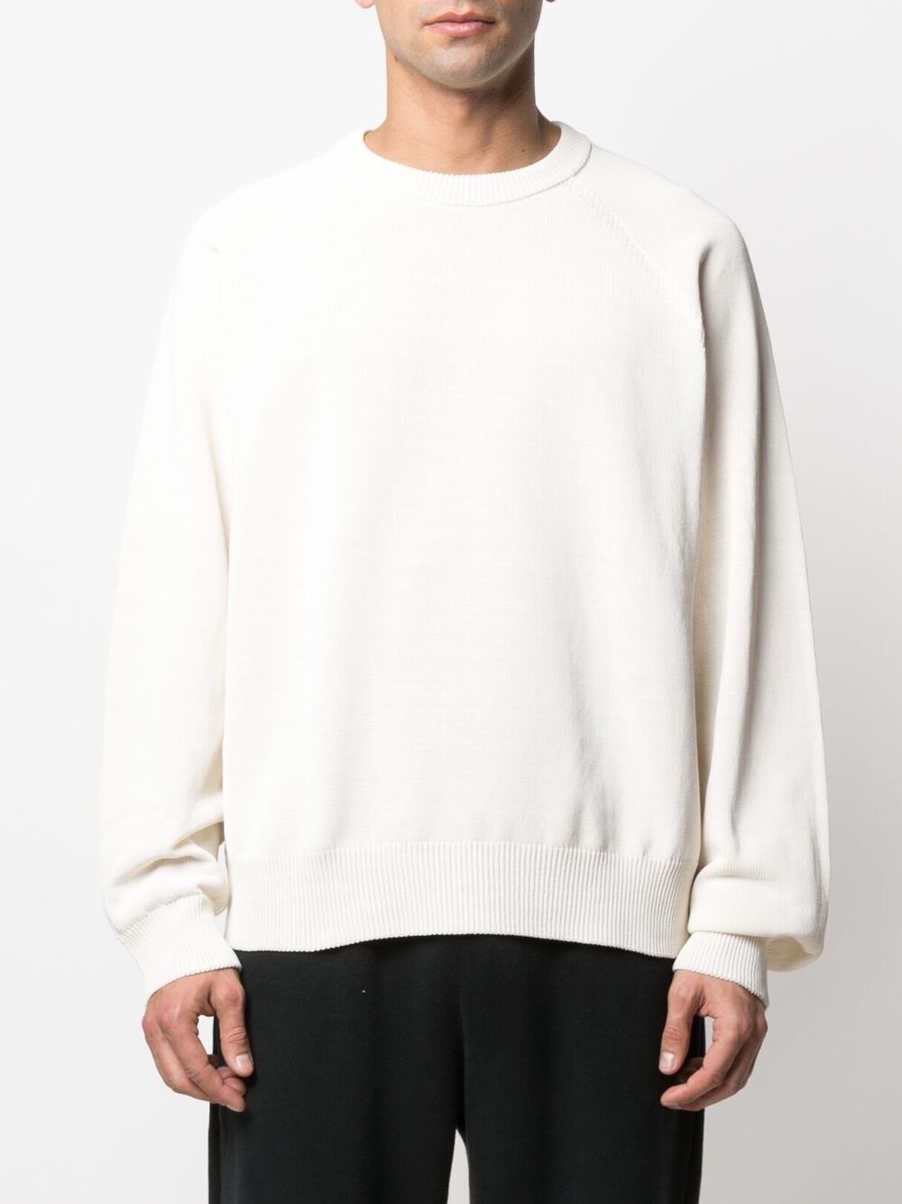 intarsia-knit logo sweatshirt - 3