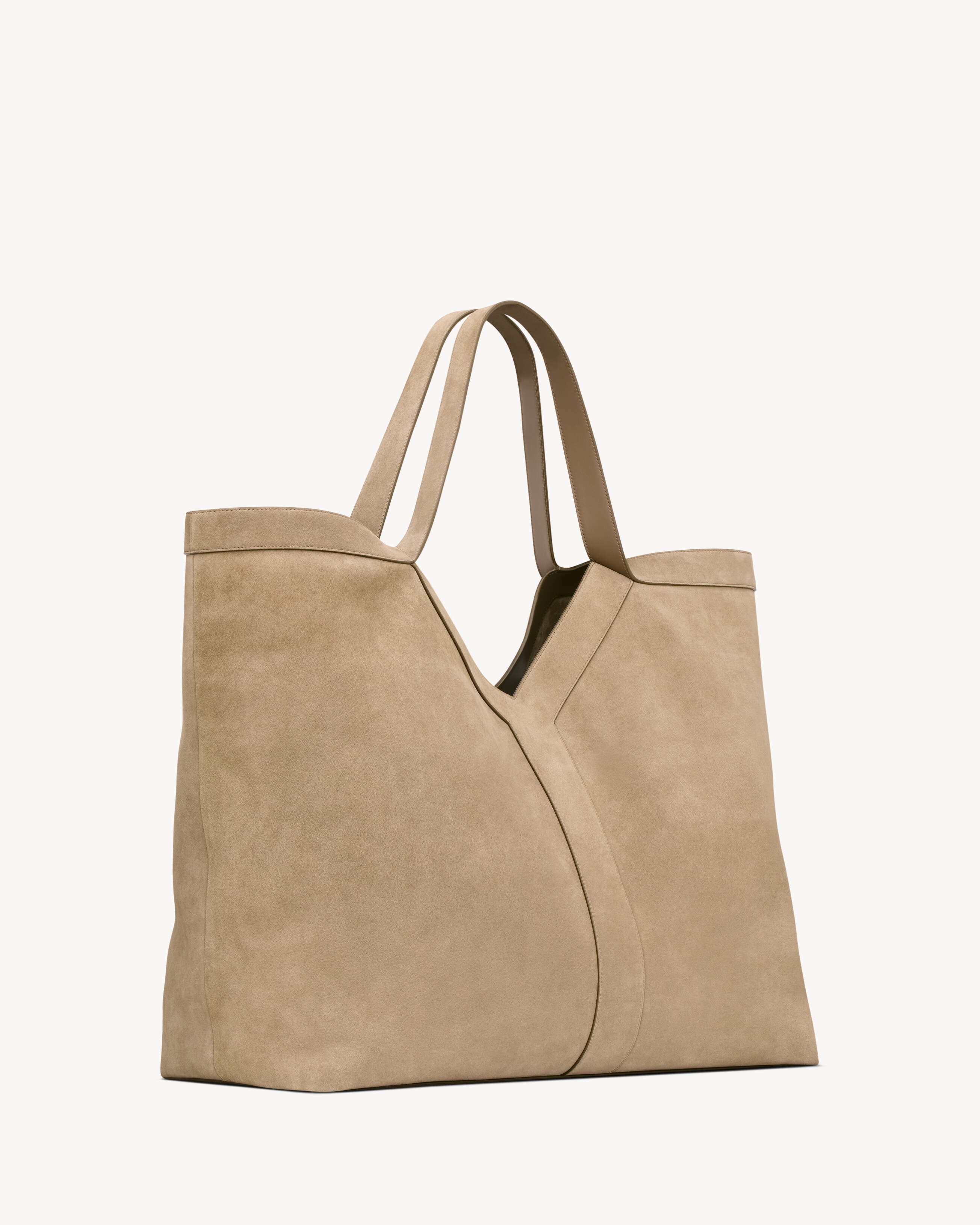 Y LARGE TOTE IN SUEDE - 4