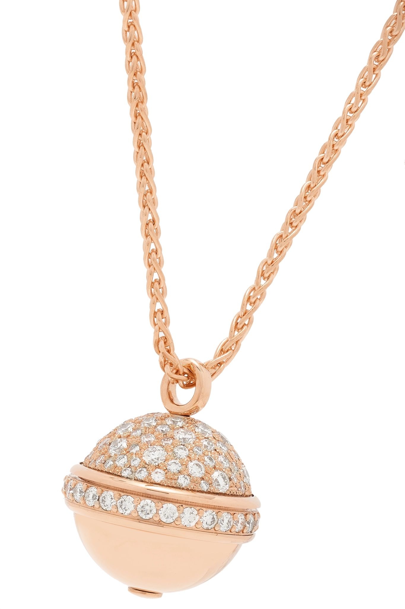 Possession 18-karat rose gold diamond necklace - 4