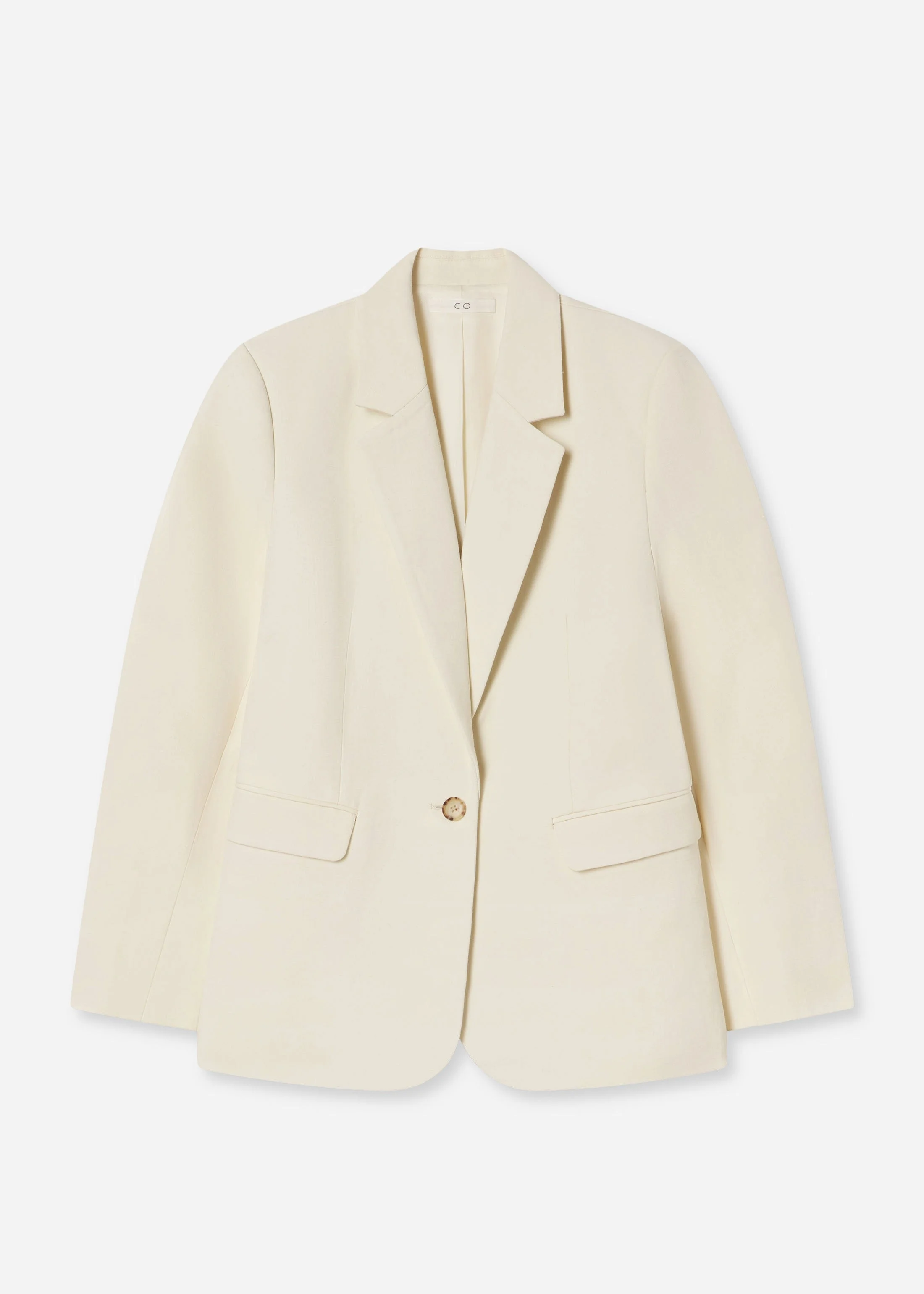 Boyfriend Blazer in Linen - 1