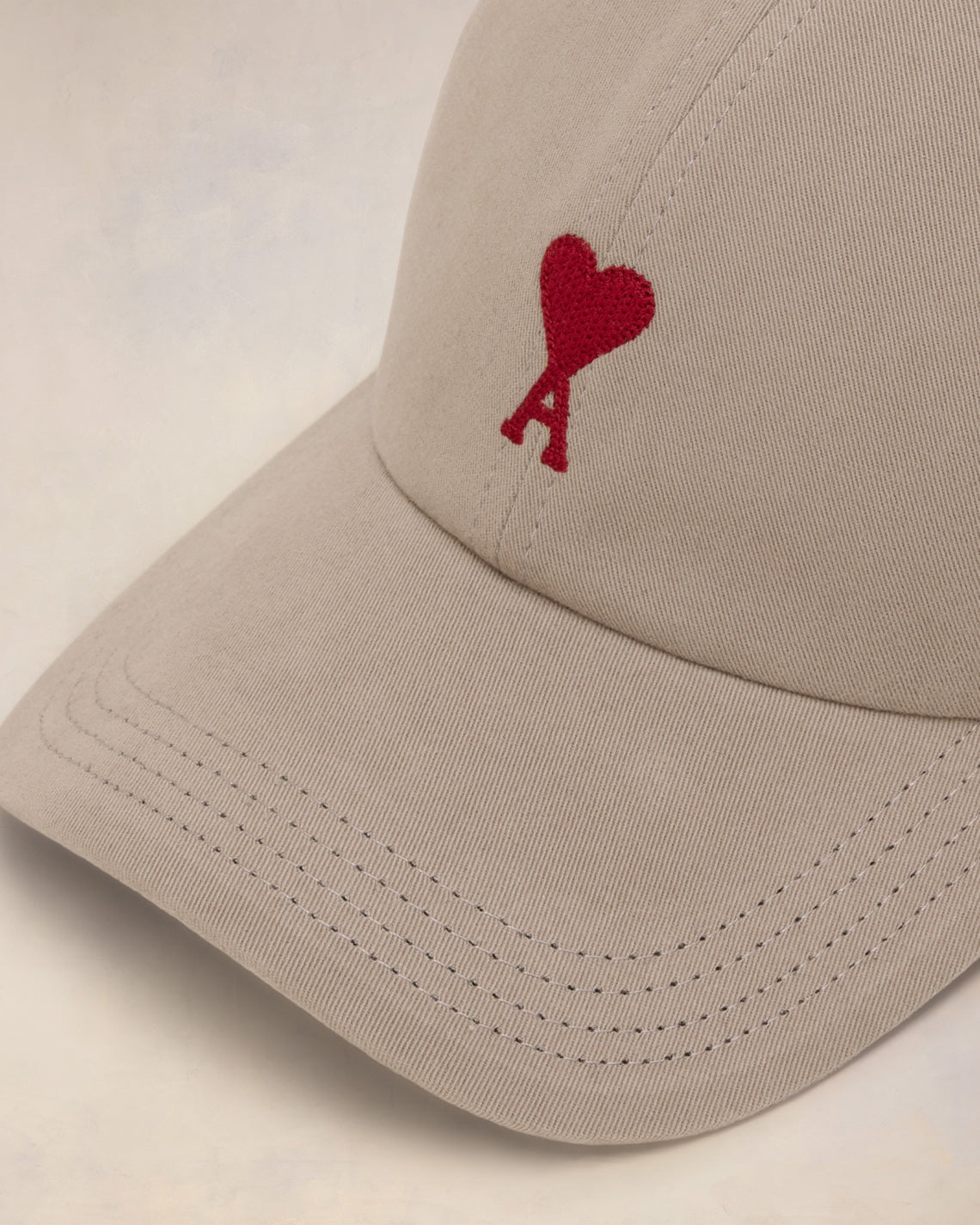 RED AMI DE COEUR EMBROIDERY CAP - 3