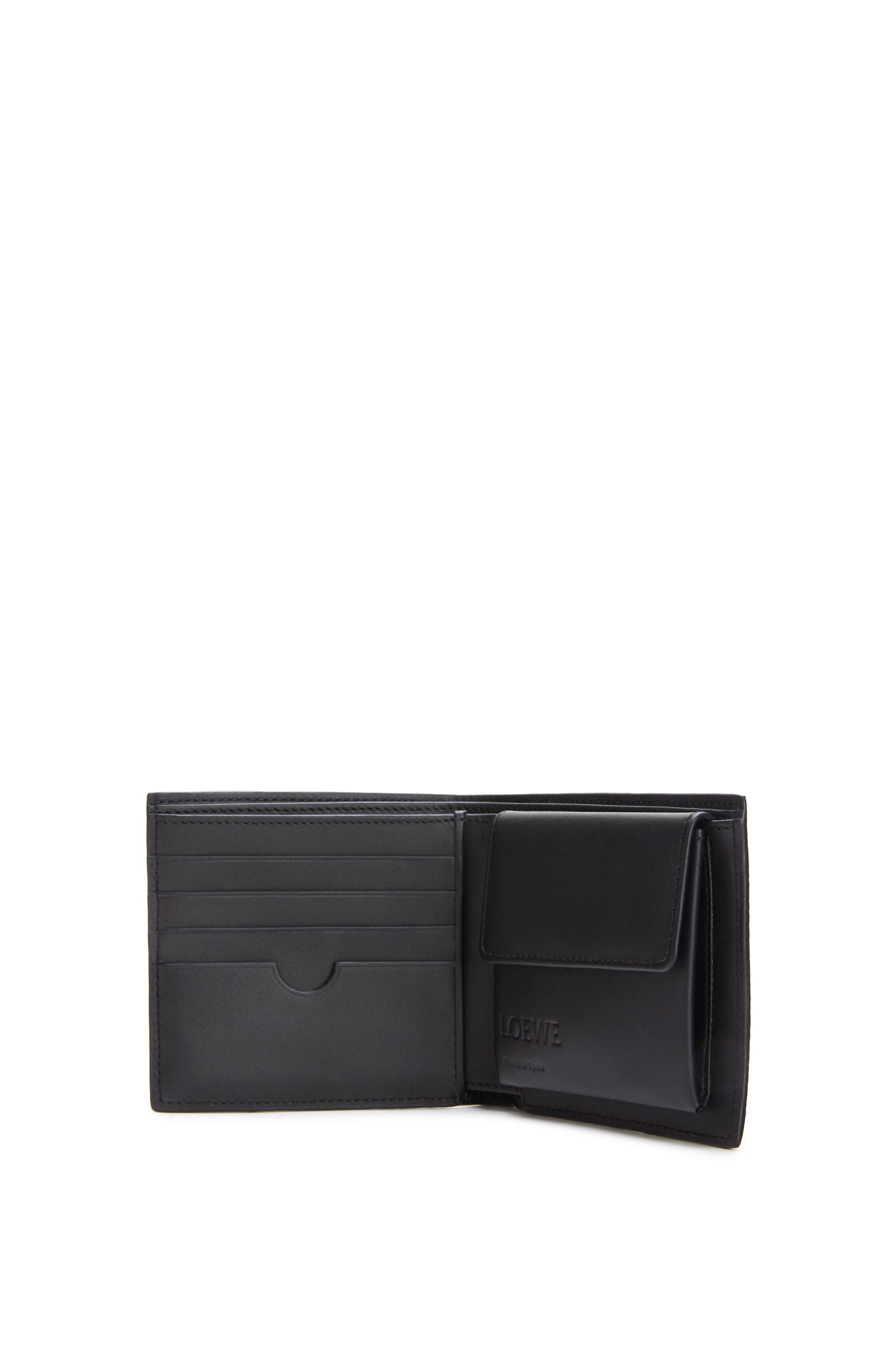 Bifold coin wallet in soft grained calfskin - 2