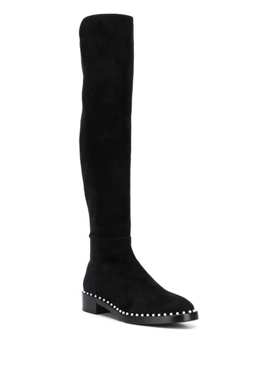 Stuart Weitzman stud trim knee length boots outlook