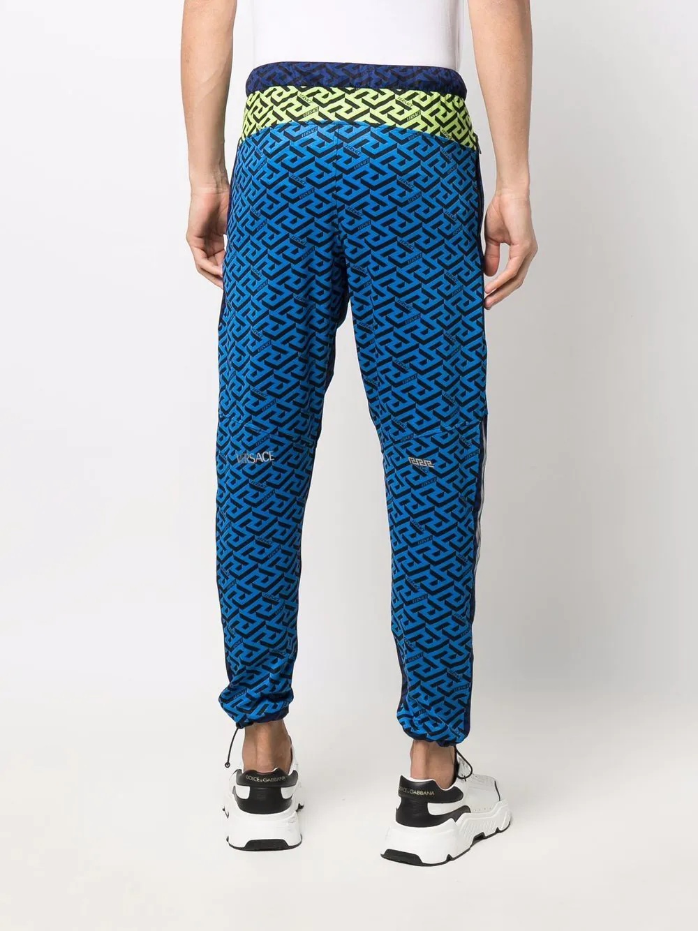 monogram-print track trousers - 4