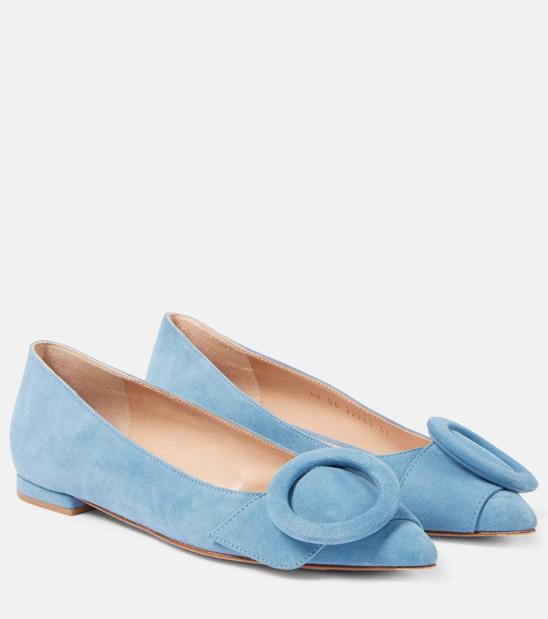 Venezia suede ballet flats - 1