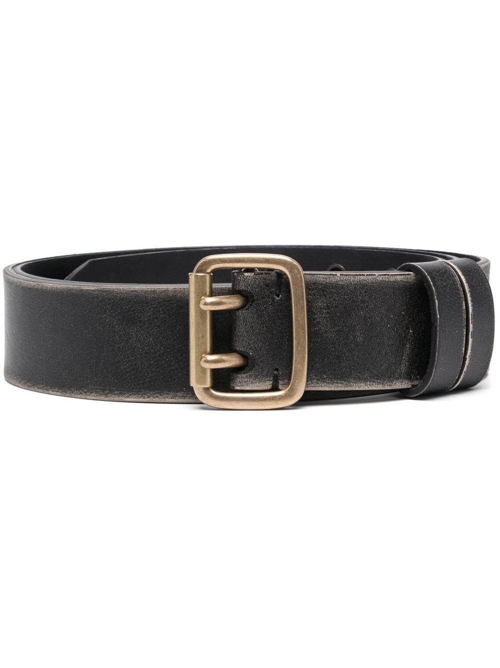 buckle leather belt - 1