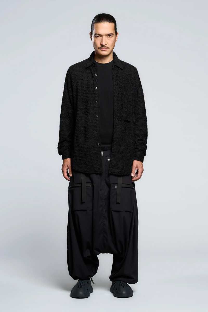 LA1-AD Lofted Knit Fiber Long Sleeve Shirt 1