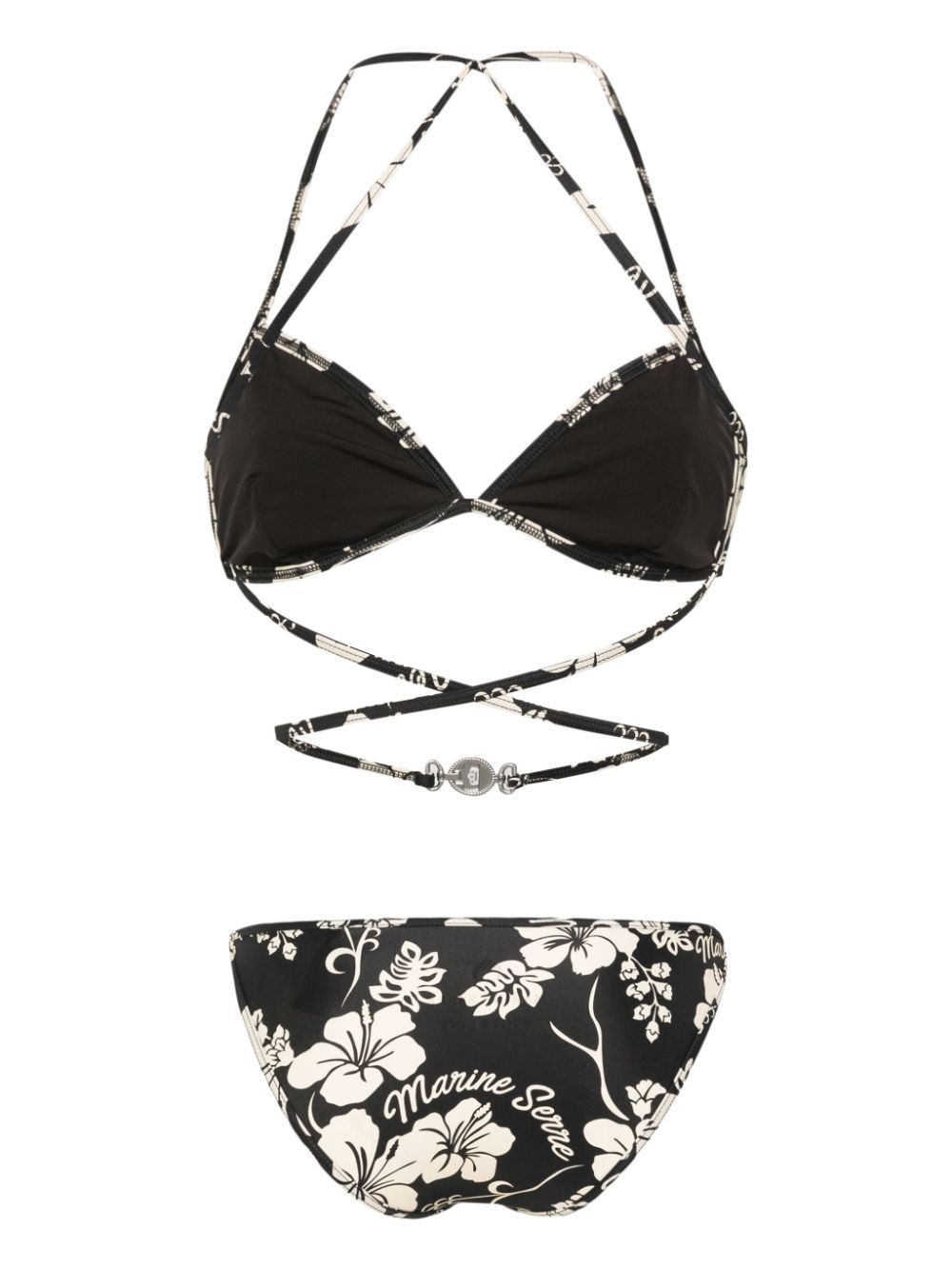 floral-print bikini - 2
