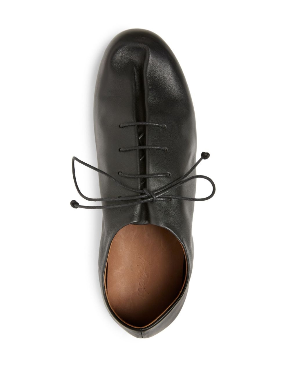 leather lace-up shoes - 3