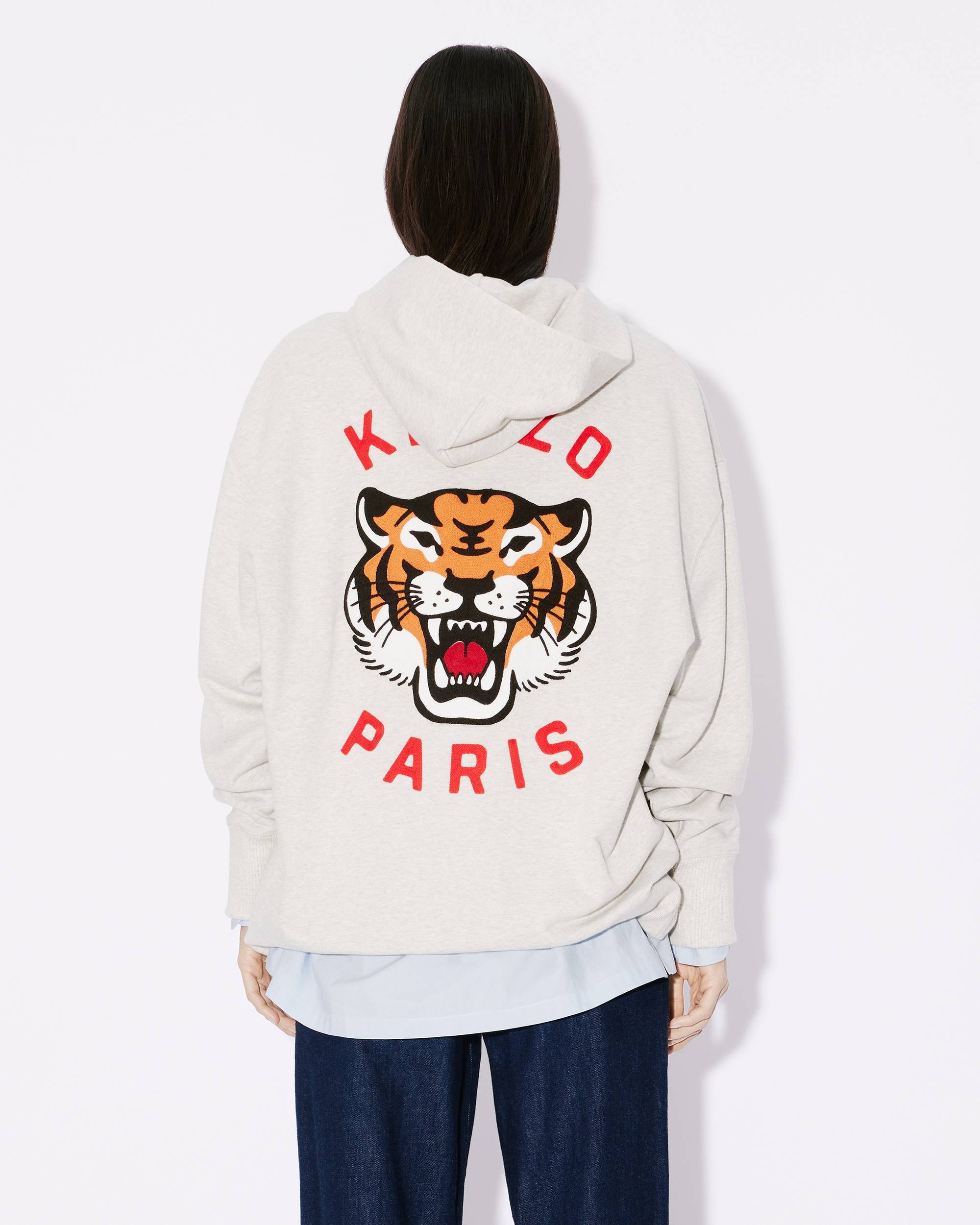 'KENZO Lucky Tiger' hooded genderless sweatshirt - 10