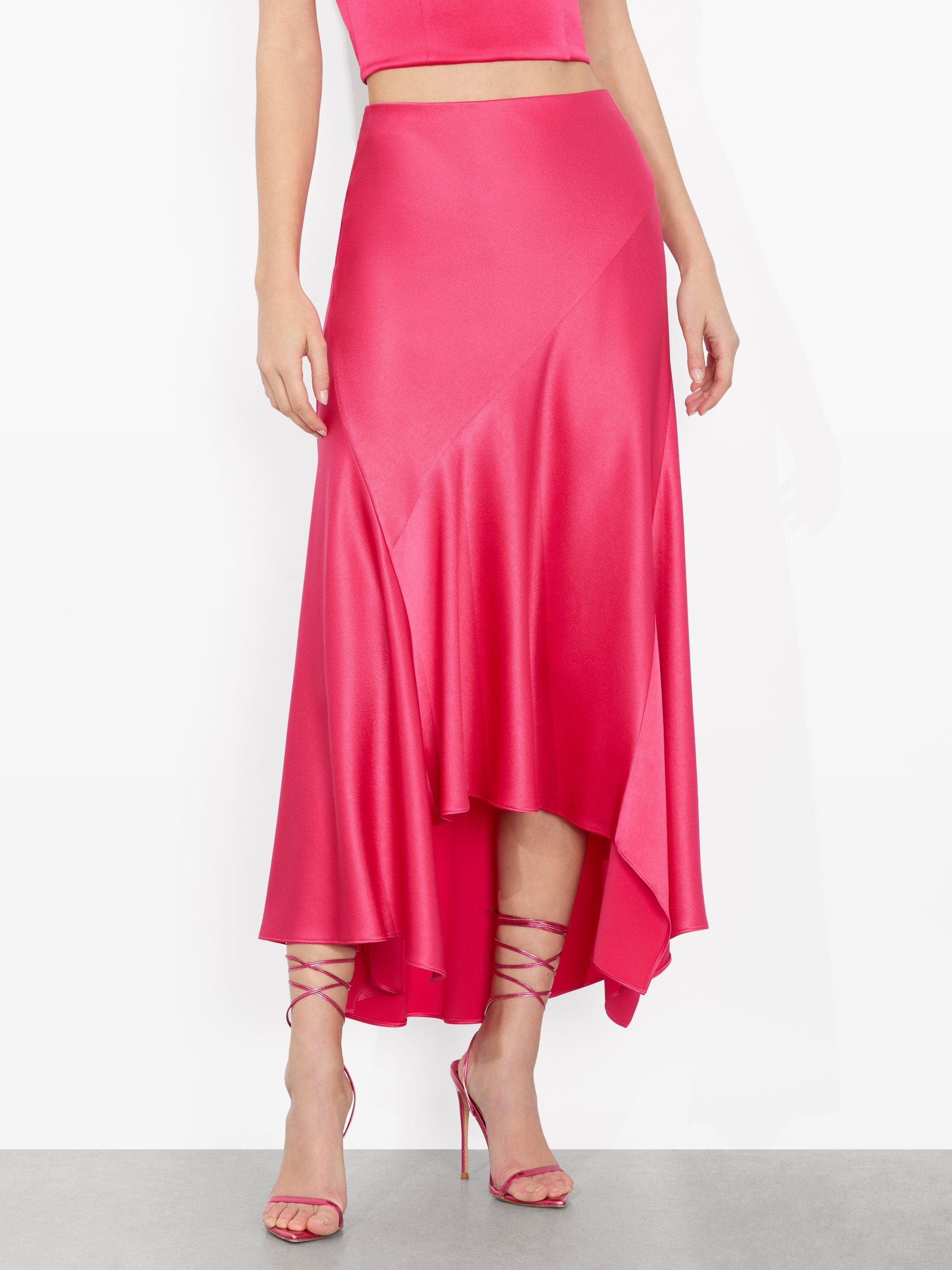 ROSA MIDI SLIP SKIRT - 2