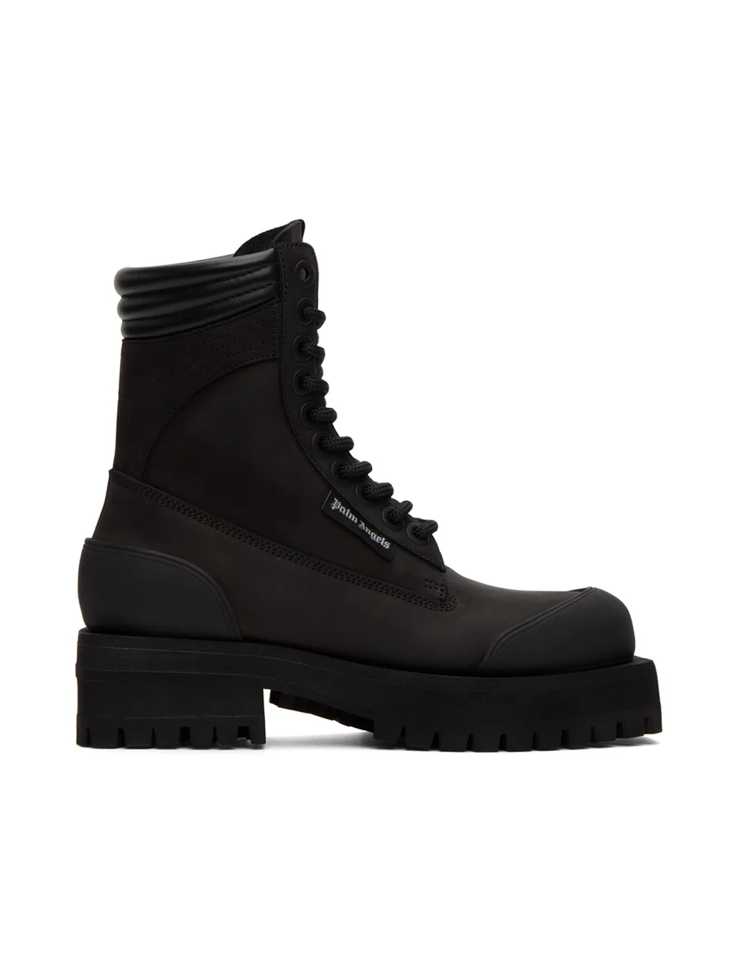 Black Stacked Ankle Boots - 1