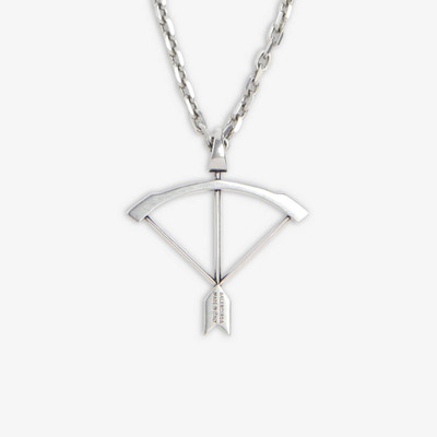 BALENCIAGA Women's Zodiac Sign Sagittarius Necklace in Silver outlook