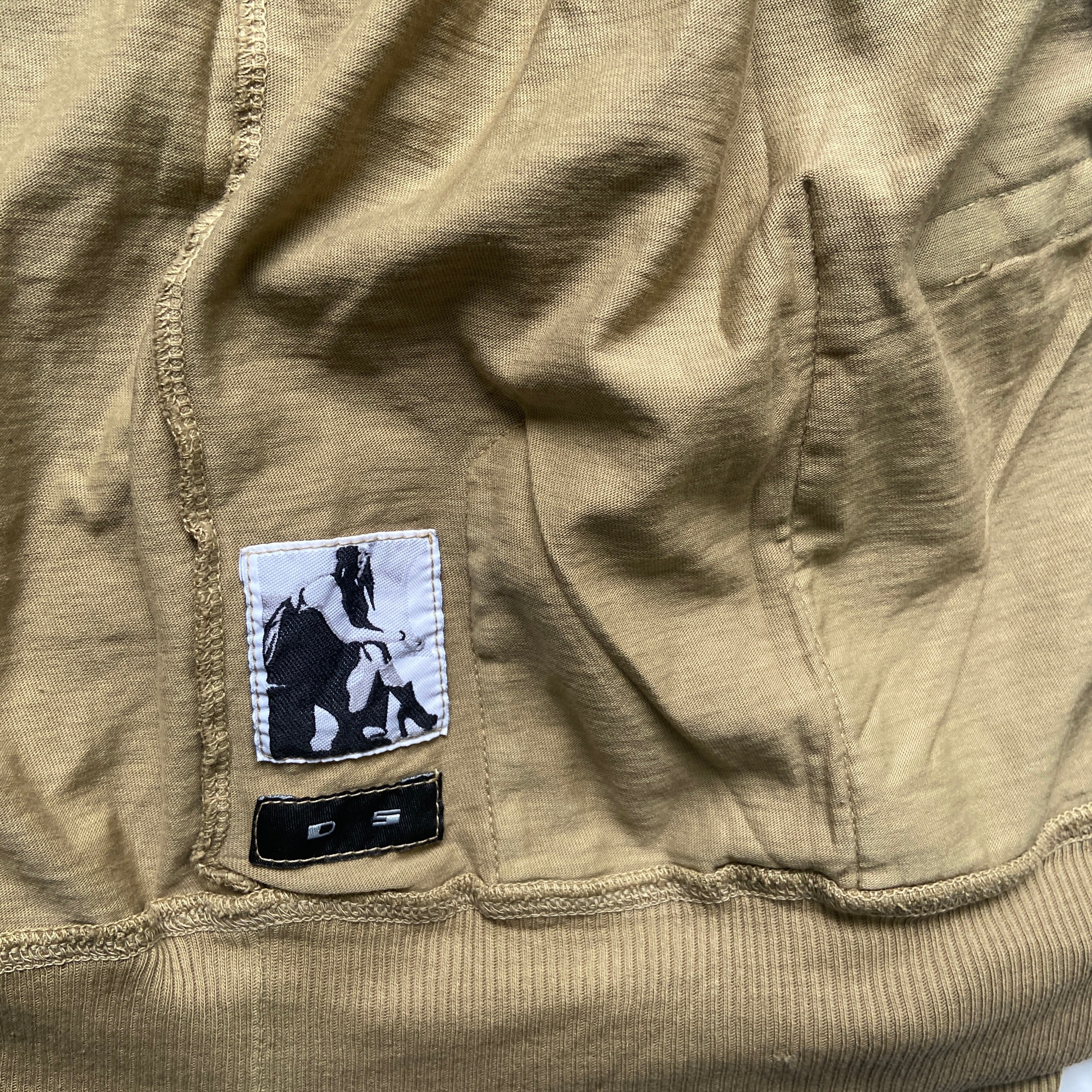 Rick owens drkshdw drawstring parchme hoodie XS - 8