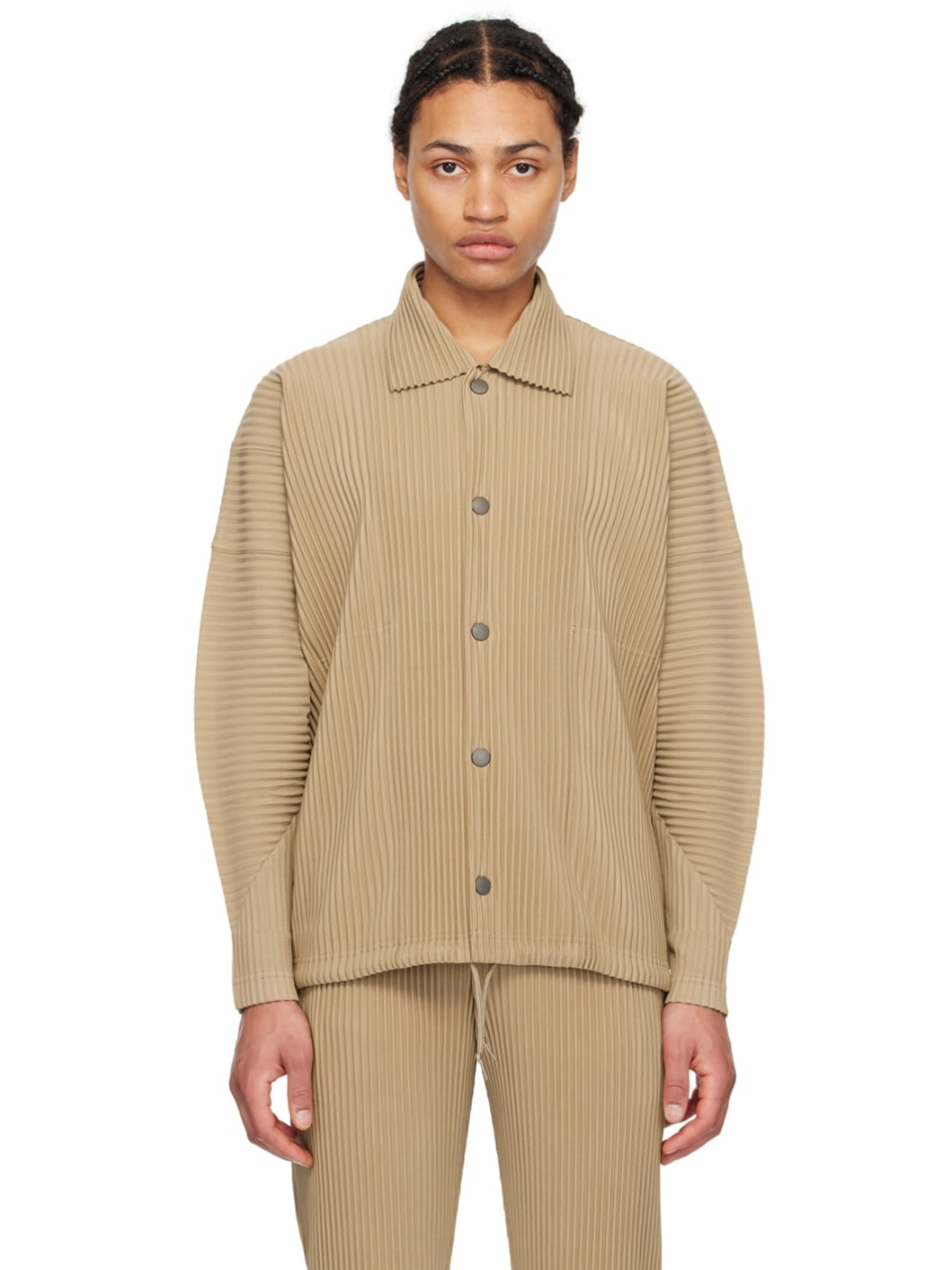 Beige Monthly Color February Jacket - 1